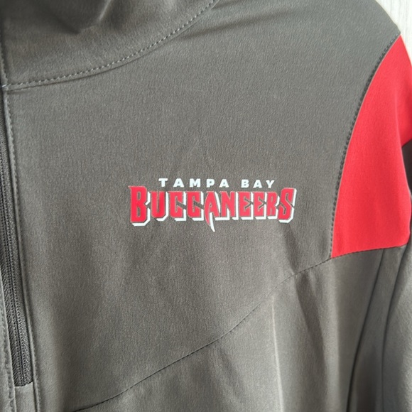 Nike Pewter Tampa Bay Buccaneers 21" Sideline Coaches Repel Quarter-Zip Jacket M - Picture 4 of 12